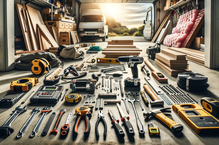 Die besten Werkzeuge und Materialien für deinen Van-Umbau